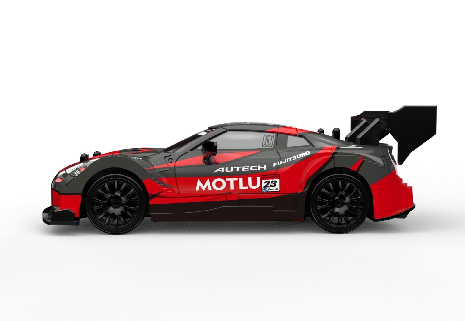 1:24 Flake Rc Drift Aracı 2,4 Ghz Uzaktan Kumandalı Oyuncak Yarış Araba, Değiştirilebilir Drift Lastikleri/Yol Lastikleri, Stunt Işıkları, İki Hızlı Vites Kutusu, 4x4 Çekiş Kırmızı