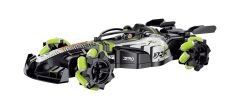 Flake 4WD 1/24 Rc Oyuncak Araba F1 Drift Araba Yarışı 2.4Ghz Hareket Uzaktan Kumanda Arabalar Su Buharı Atan Sprey Işıklı 360 Derece Dönebilen Müzikli Oyuncak Yeşil