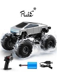 Yüksek Kalite Tesla Cybertruck Araba Şarjlı Işıklı Yüksek Hızlı Drift Rc Kumanda  Araba Uzaktan Kumandal Oyuncak Araba   Hz 4WD  Arazi Aracı