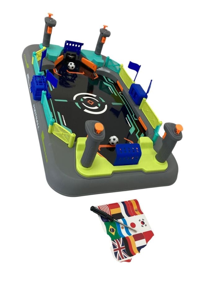 Flake  Futbol Oyunu - Kol kontrollü Futbol Masa Oyunu - Masa Futbolu Kutu Oyunu